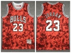 Chicago Bulls #23 Michael Jordan Red Galaxy Jersey