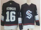 Seattle Kraken #16 Luke Henman Blue Jersey