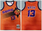 Phoenix Suns #13 Steve Nash Orange Throbwack Basketball Jersey