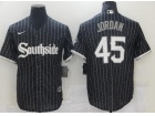 Nike Chicago White Sox #45 Michael Jordan Black Southside 2021 City Cool Base Jerseys