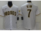 Nike San Diego Padres #7 Kim White Cool Base Jersey