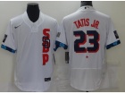 San Diego Padres #23 Fernando Tatis Jr.White 2021 All Star Jersey