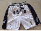 San Antonio Spurs White Just Don Shorts