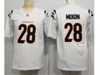 Cincinnati Bengals #28 Joe Mixon 2021 White Vapor Limited Jersey