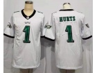 Philadelphia Eagles #1 Jalen Hurts White Limited Jersey