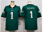 Philadelphia Eagles #1 Jalen Hurts Green Limited Jersey