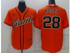 Nike San Francisco Giants #28 Buster Posey Orange Cool Base Jersey