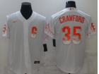 Nike San Francisco Giants #35 Brandon Crawford White City Cool BaseJersey