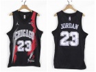 Nike Chicago Bulls #23 Michael Jordan Black Fashion Jersey