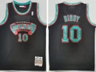 Memphis Grizzlies #10 Mike Bibby Black Throwback Jersey