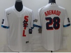 Nike Colorado Rockies #28 Nolan Arenado White 2021 All Satr Cool Base Jersey