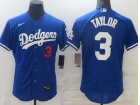 Nike Los Angeles Dodgers #3 Chris Taylor Blue Flexbase Jersey