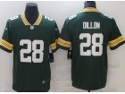 Green Bay Packers #28 AJ Dillon Green Vapor Limited Jersey