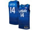 Team USA #14 Draymond Green Blue 2021 Olympic Jersey