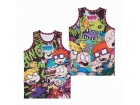 Rug Rats RugRats Reptar Black Basketball Jersey