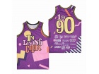 90'S in Living Color Wayans Purple Moive Basketball Jersey