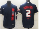 Nike Boston Red Sox #2 Xander Bogaerts Blue 2021 All Star Flexbase Jersey