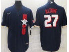 Houston Astros #27 Jose Altuve Blue 2021 All Star Cool Base Jersey