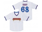 Howie Goodman #68 Clark Reed Benchwarmers White Pinstriped Baseball Jersey