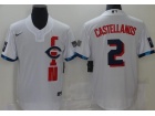 Nike Cincinnati Reds #2 Castellanos White 2021 All Star Cool Base Jersey