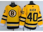 Adidas Boston Bruins #40 Tuukka Rask Yellow Hockey Jersey