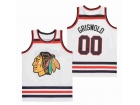 Chicago Blackhawks #00 Clark Griswold White Basketball Jersey