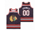 Chicago Blackhawks #00 Clark Griswold Black Basketball Jersey