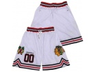 Chicago Blackhawks #00 Clark Griswold White Basketball Short