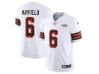 Cleveland Browns #6 Baker Mayfield White 1946 Limited Jersey