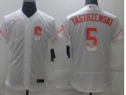 Nike San Francisco Giants #5 Mike Yastrzemski White City Flexbase Jersey