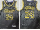 Los Angeles Lakers #24 Kobe Bryant Creshaw Black City Jersey