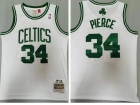 Boston Celtics #34 Paul Pierce White Throwback Jersey