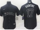 Nike Los Angeles Angels #17 Showtime Black Player Weekend Jersey