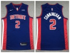 Nike Detroit Pistons #2 Cade Cunningham Blue Jersey