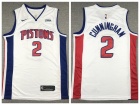 Nike Detroit Pistons #2 Cade Cunningham White Jersey