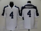 Dallas Cowboys #4 Dak Prescott White Thanksgivings Limited Jersey