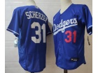 Nike Los Angeles Dodgers #31 Max Scherzer Blue Flexbase Jersey