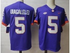 Clemson Tigers #5 D.J. Uiagalelei Purple Limited Jersey