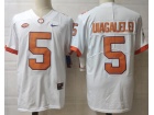 Clemson Tigers #5 D.J. Uiagalelei White Limited Jersey