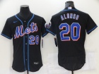 Nike New York Mets #20 Pete Alonso Black Flexbase Jersey