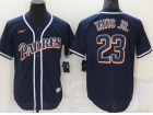 Nike San Diego Padres #23 Fernando Tatis Jr.Blue Throwback Jersey