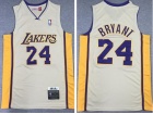 Los Angeles Lakers #24 Kobe Bryant Cream Throwback Jersey