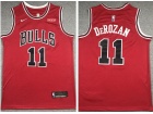 Nike Chicago Bulls #11 DeMar Derozan Red Jersey