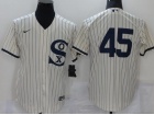 Nike Chicago White Sox #45 Cream Field Of Dreams Cool Base Jersey