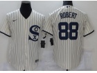 Nike Chicago White Sox #88 Luis Robert Cream Field Of Dreams Cool Base Jersey