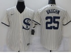 Nike Chicago White Sox #25 Andrew Vaughn Cream Field Of Dreams Cool Base Jersey