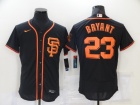 Nike San Francisco Giants #23 Kris Bryant Black Flexbase Jersey