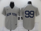 Nike New York Yankees #99 Grey Field Of Dreams Cool Base Jersey