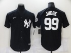 Nike New York Yankees #99 Aaron Judge Black Fashion Cool Base Jersey