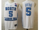 North Carolina Tar Heels #5 Nassir Little White Jersey